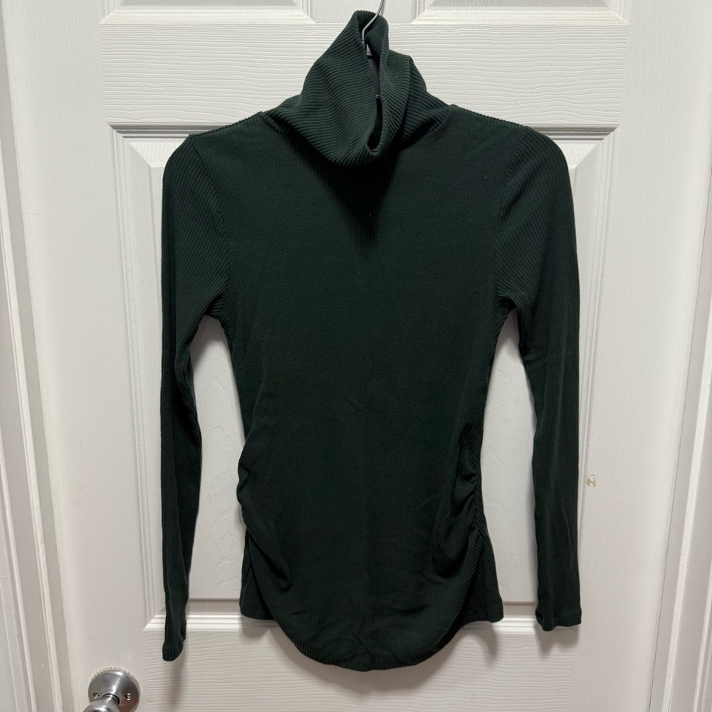 Old Navy Forest Green Ribbed Maternity Sweater